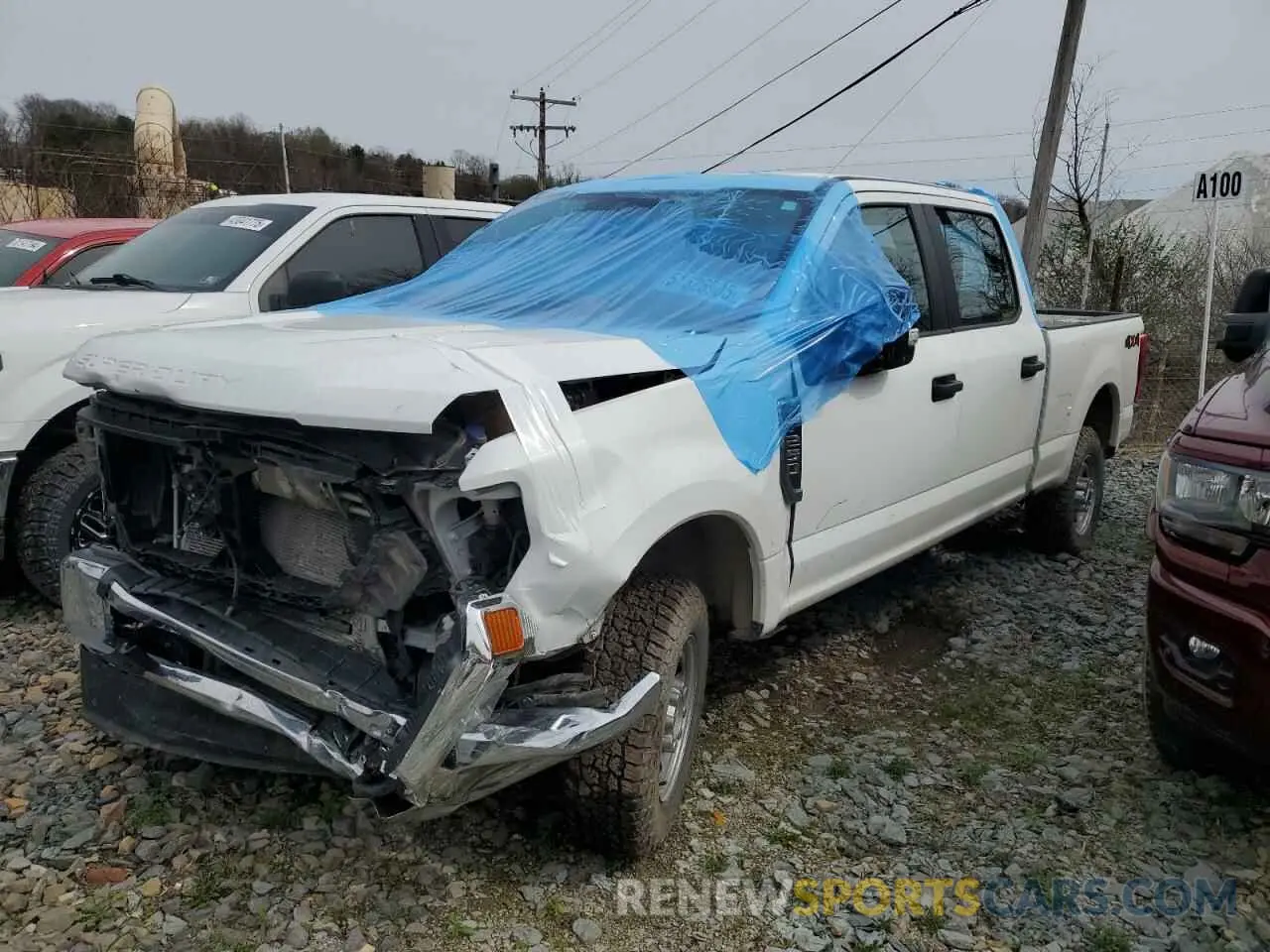1 Photograph of a damaged car 1FT7W2B62NEE20248 FORD F250 2022