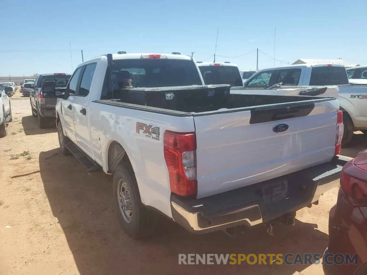 2 Photograph of a damaged car 1FT7W2B67NED00803 FORD F250 2022