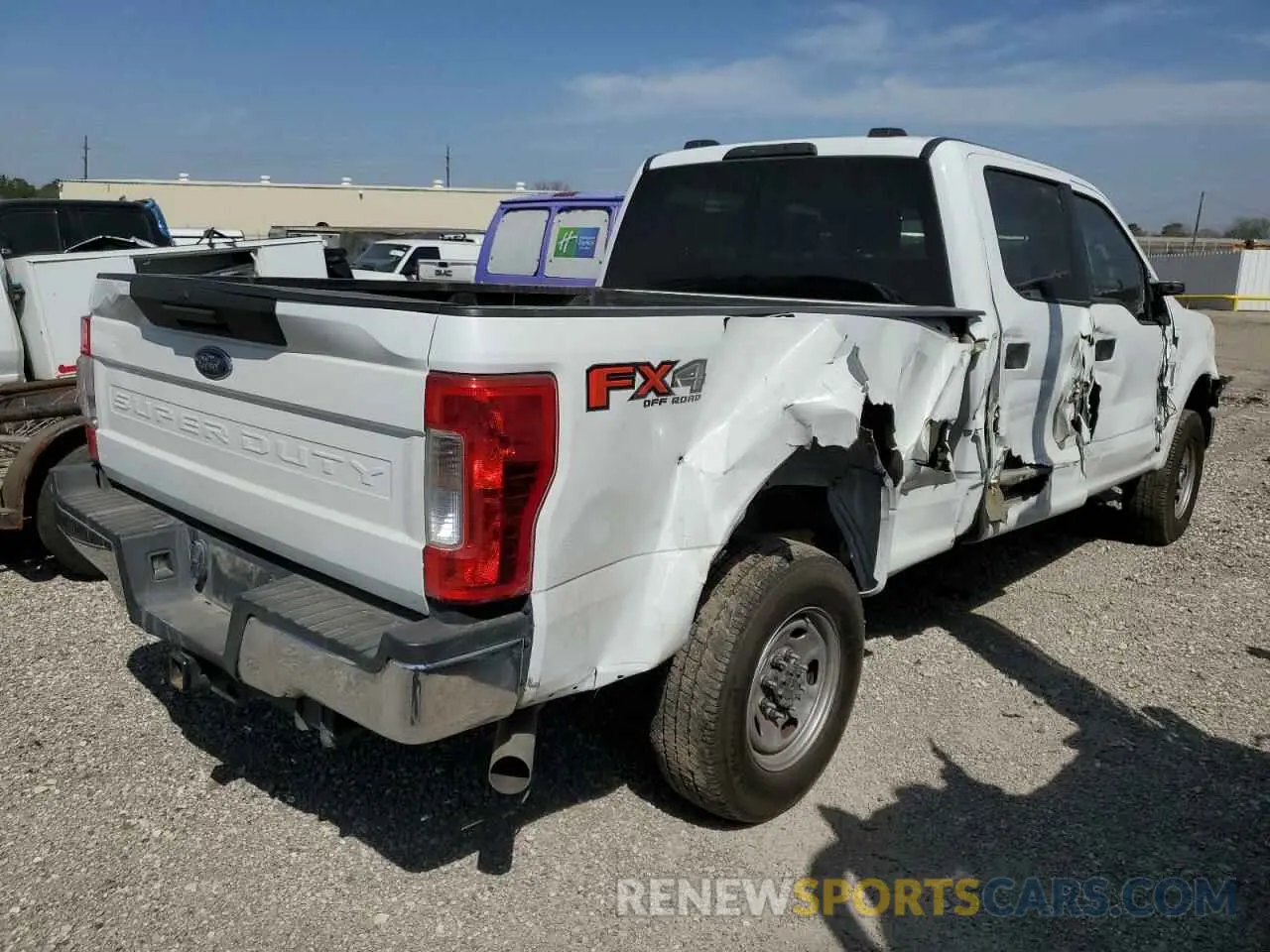 3 Photograph of a damaged car 1FT7W2B6XNEG40026 FORD F250 2022