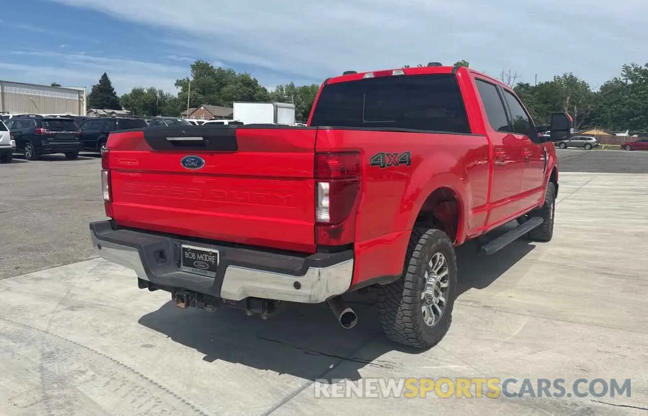 4 Photograph of a damaged car 1FT7W2BN5NEE34765 FORD F250 2022