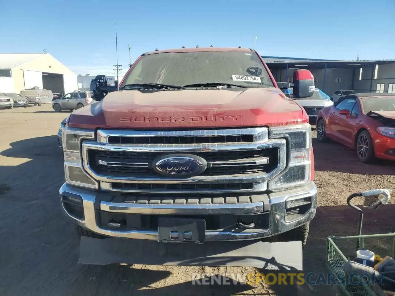 5 Photograph of a damaged car 1FT7W2BN7NEF21356 FORD F250 2022