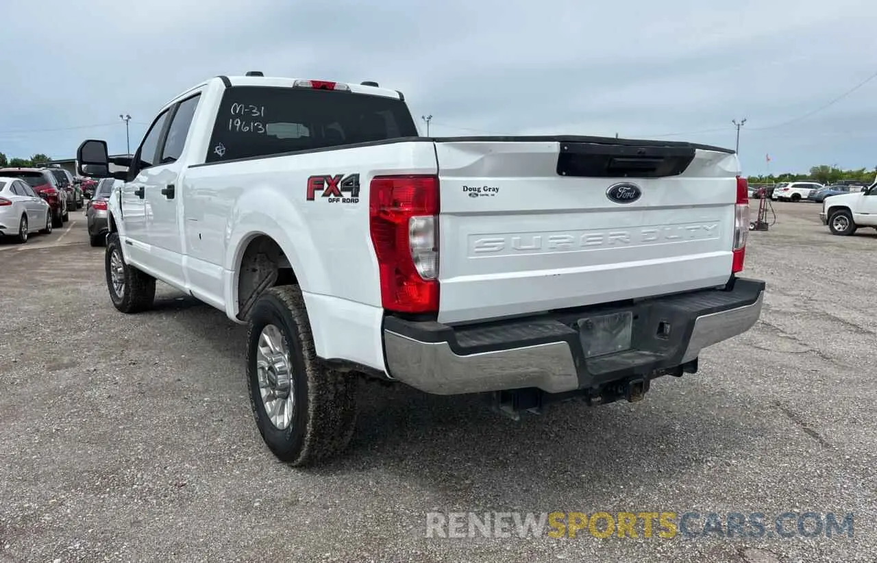 3 Photograph of a damaged car 1FT7W2BT0NEE18083 FORD F250 2022