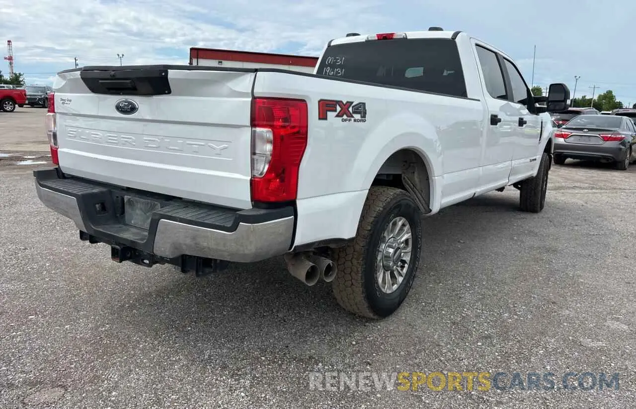 4 Photograph of a damaged car 1FT7W2BT0NEE18083 FORD F250 2022
