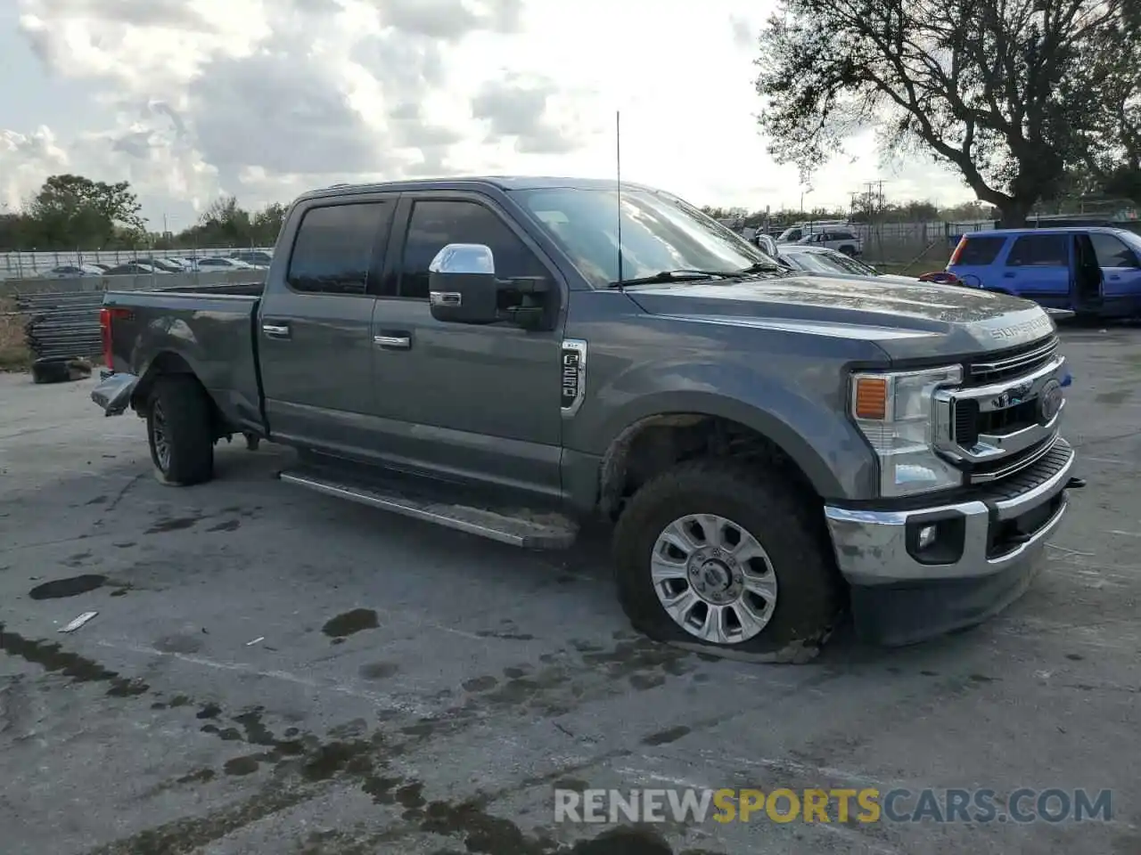 4 Photograph of a damaged car 1FT7W2BT1NEC57114 FORD F250 2022