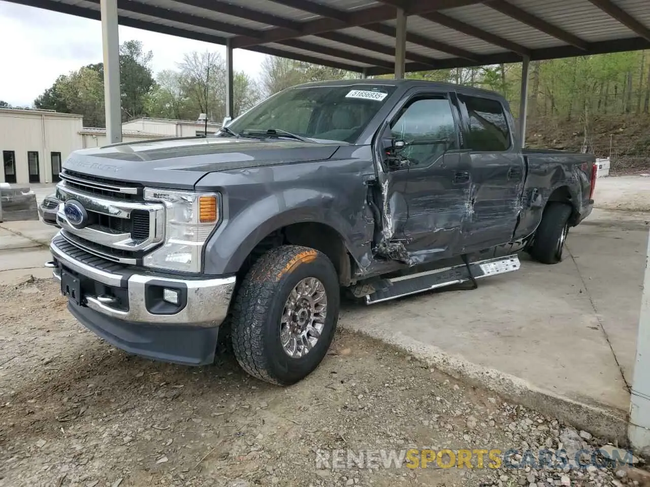 1 Photograph of a damaged car 1FT7W2BT2NEG21590 FORD F250 2022