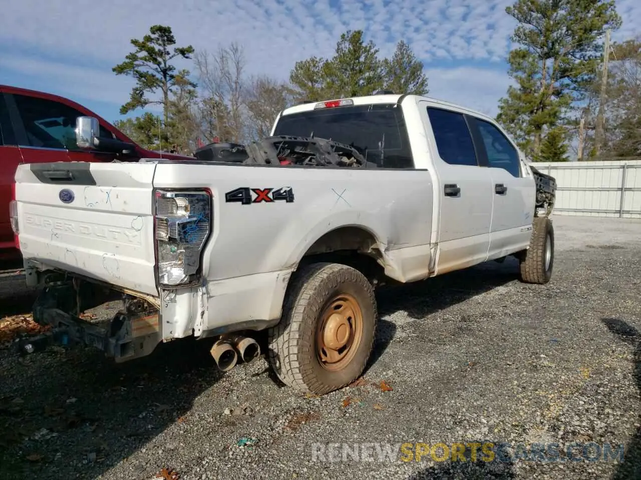 3 Photograph of a damaged car 1FT7W2BT6NEF01386 FORD F250 2022