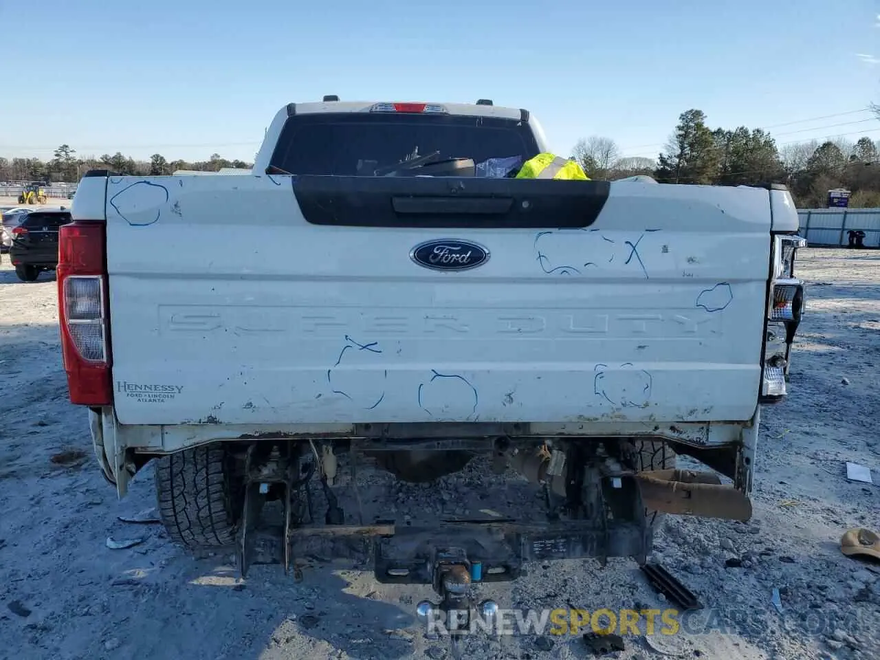 6 Photograph of a damaged car 1FT7W2BT6NEF01386 FORD F250 2022