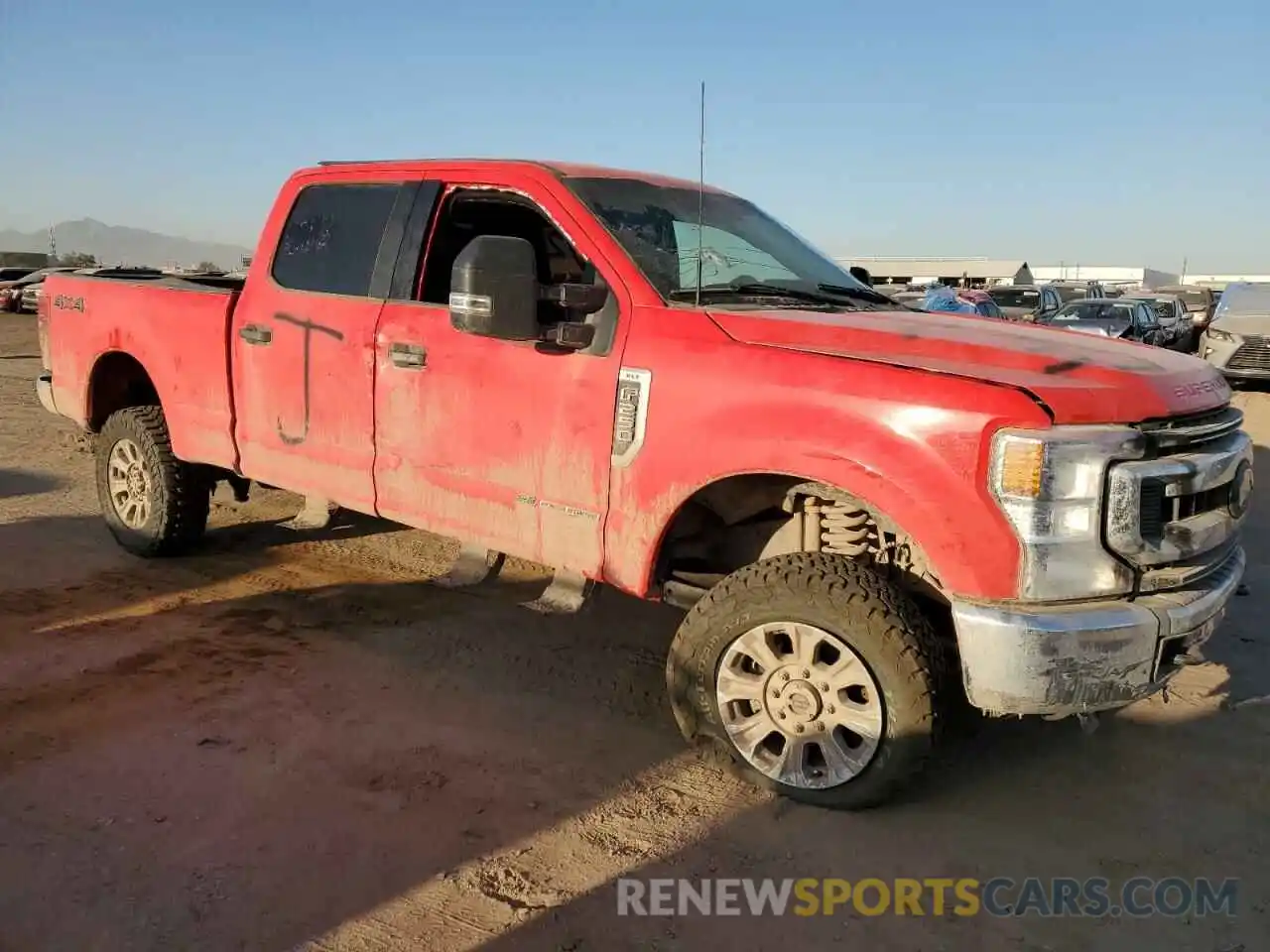 4 Photograph of a damaged car 1FT7W2BT8NEF59953 FORD F250 2022