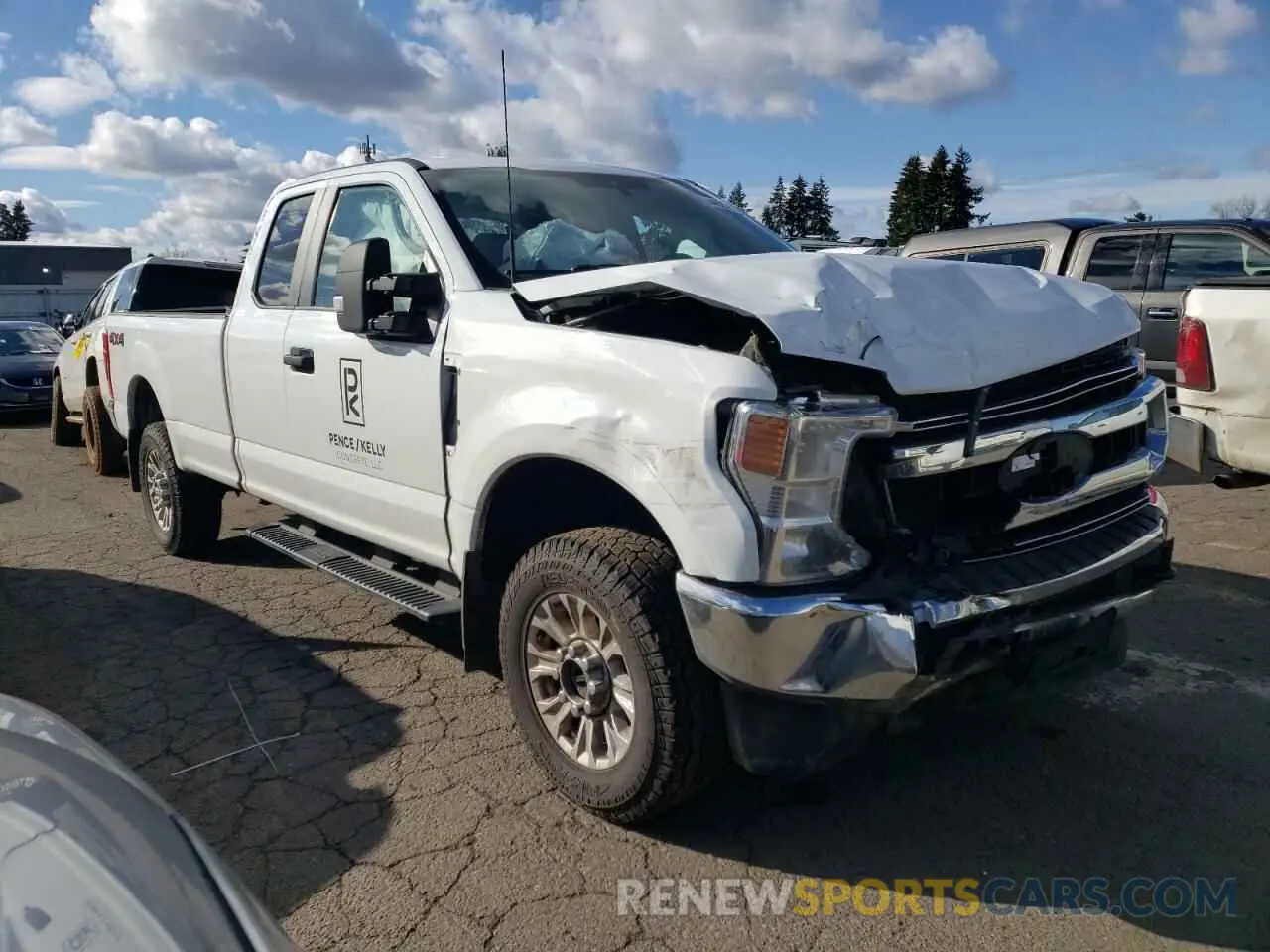 4 Photograph of a damaged car 1FT7X2B60NEF27845 FORD F250 2022