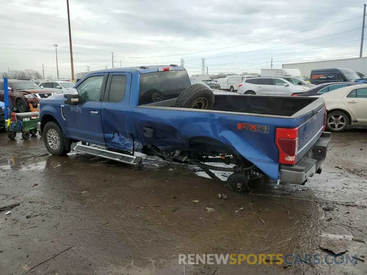 2 Photograph of a damaged car 1FT7X2BNXNED87164 FORD F250 2022