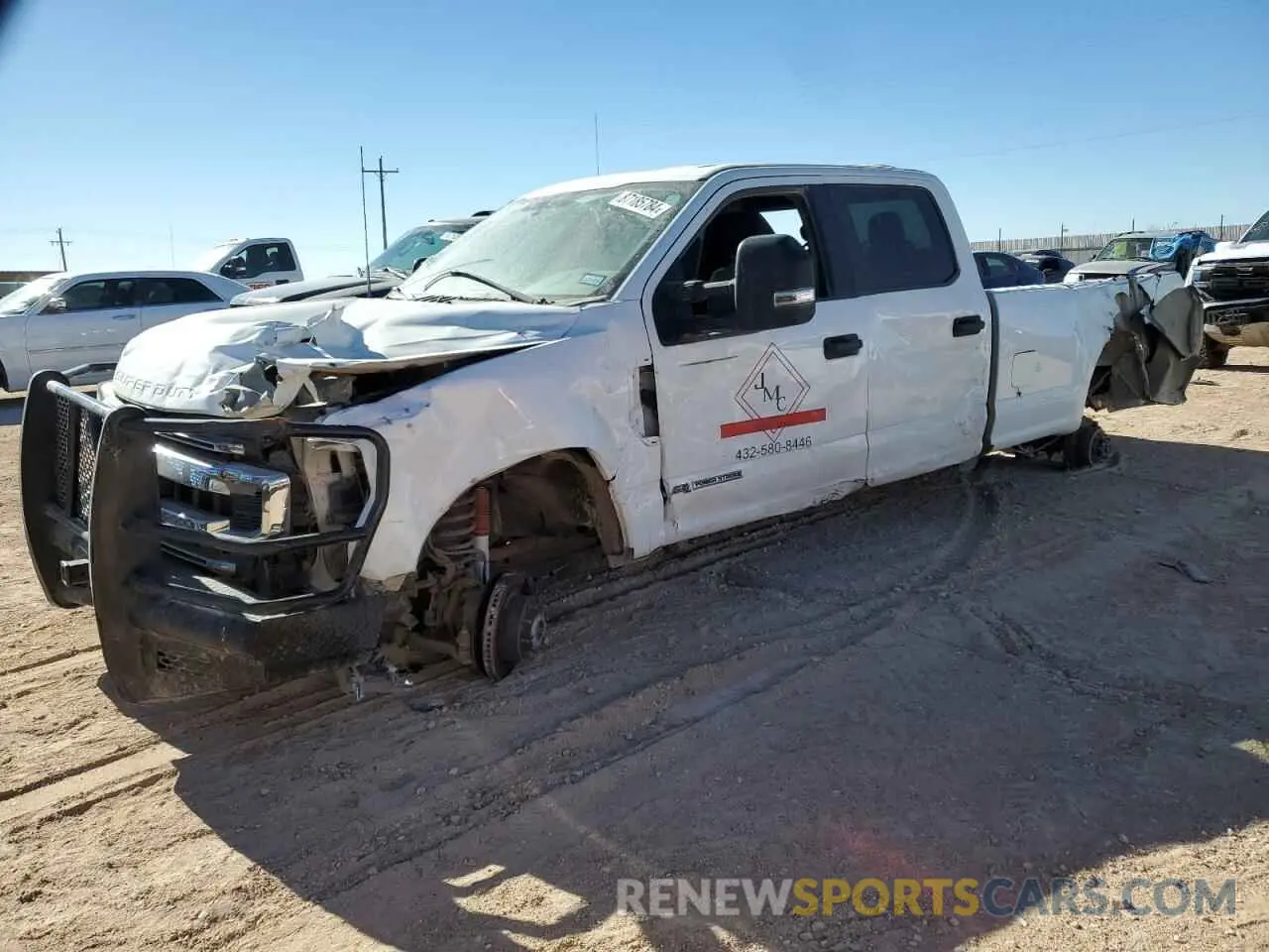 1 Photograph of a damaged car 1FT8W2BT0NED12995 FORD F250 2022