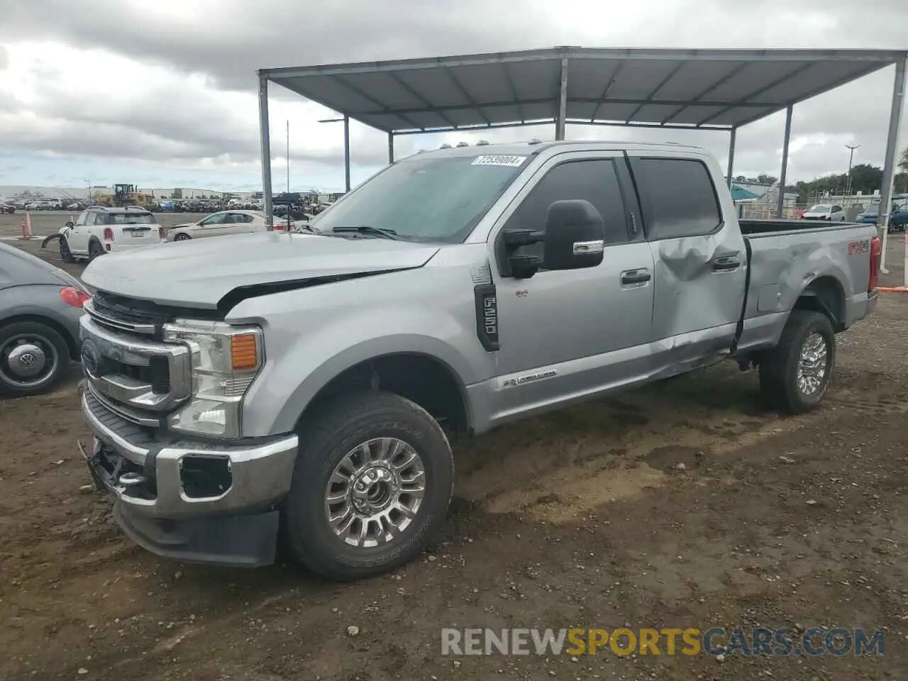 1 Photograph of a damaged car 1FT8W2BT0NEE39357 FORD F250 2022
