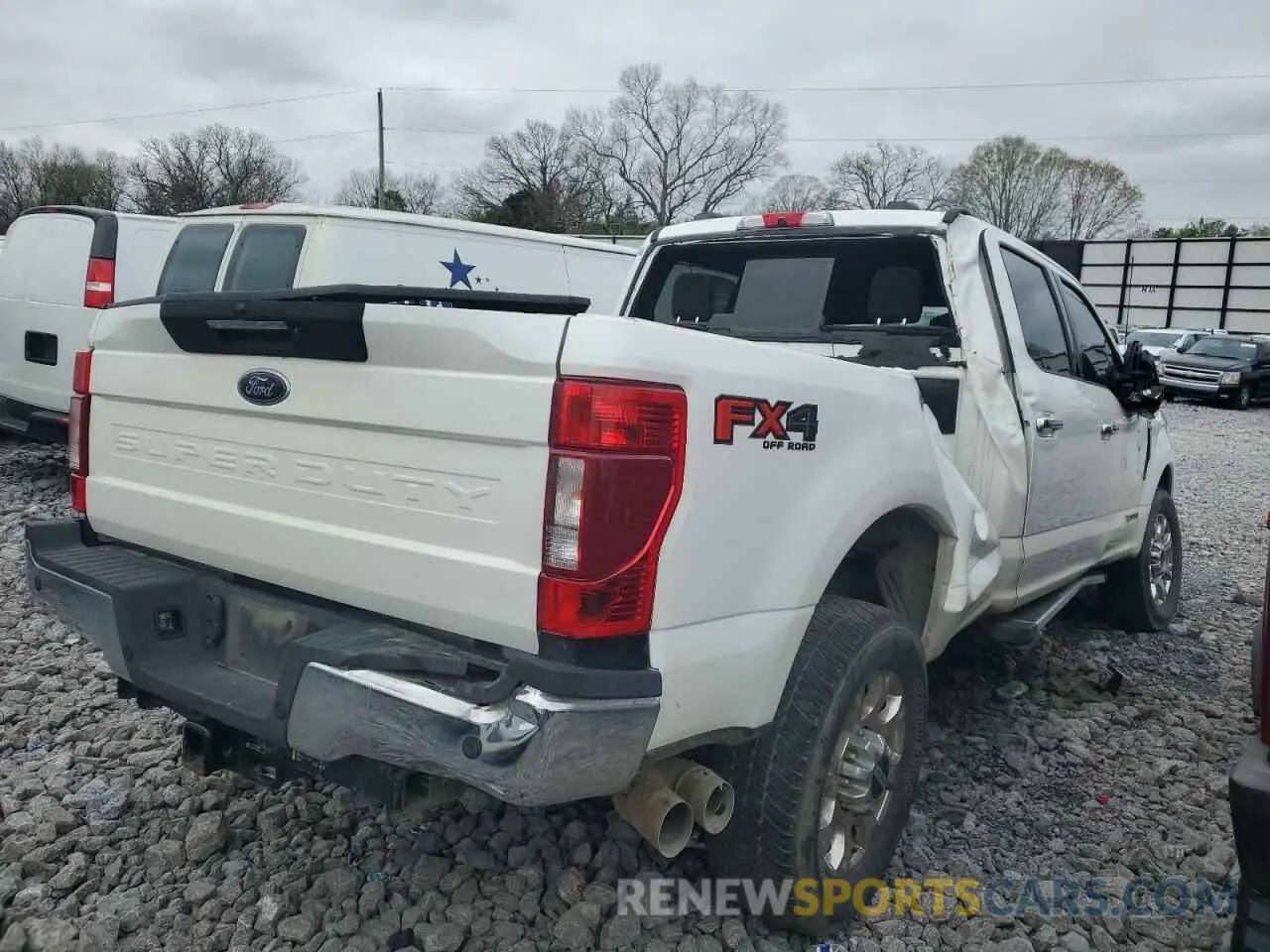 3 Photograph of a damaged car 1FT8W2BT7NEF51833 FORD F250 2022