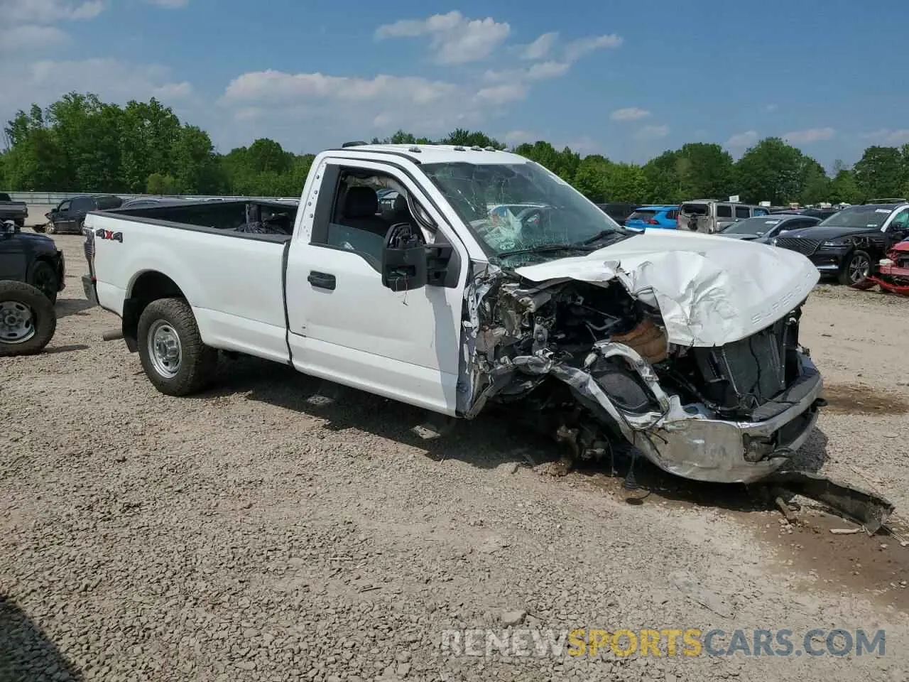 4 Photograph of a damaged car 1FTBF2B65NED54952 FORD F250 2022