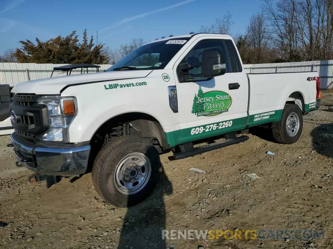 1 Photograph of a damaged car 1FTBF2B66NEG37764 FORD F250 2022