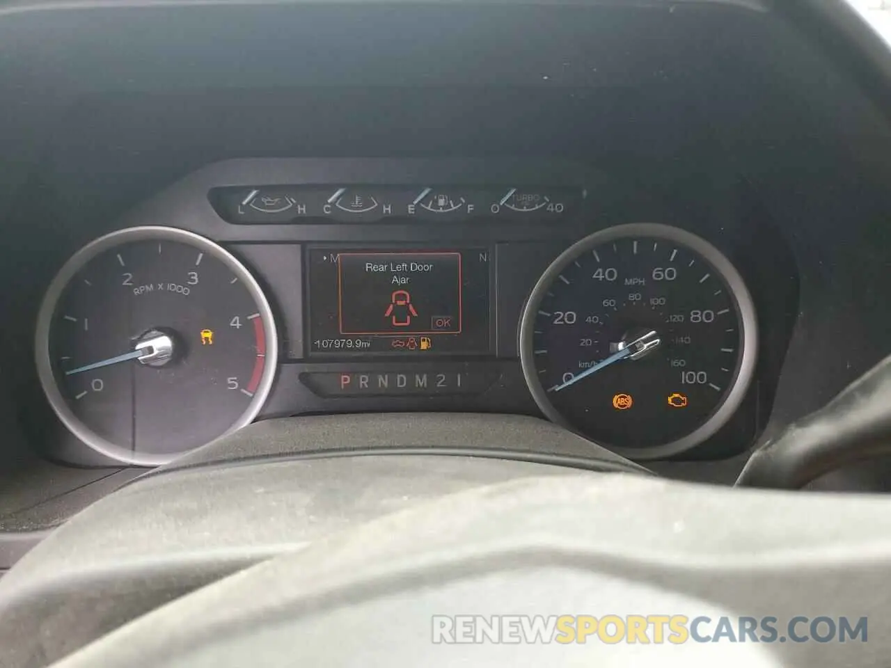 9 Photograph of a damaged car 1FD8X3HT2KEE17555 FORD F350 2019