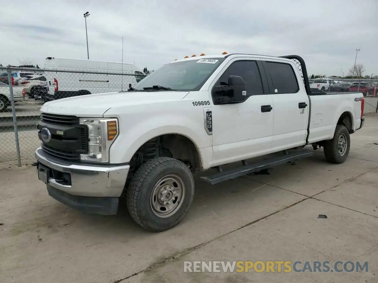 1 Photograph of a damaged car 1FT7W3B66KED42221 FORD F350 2019