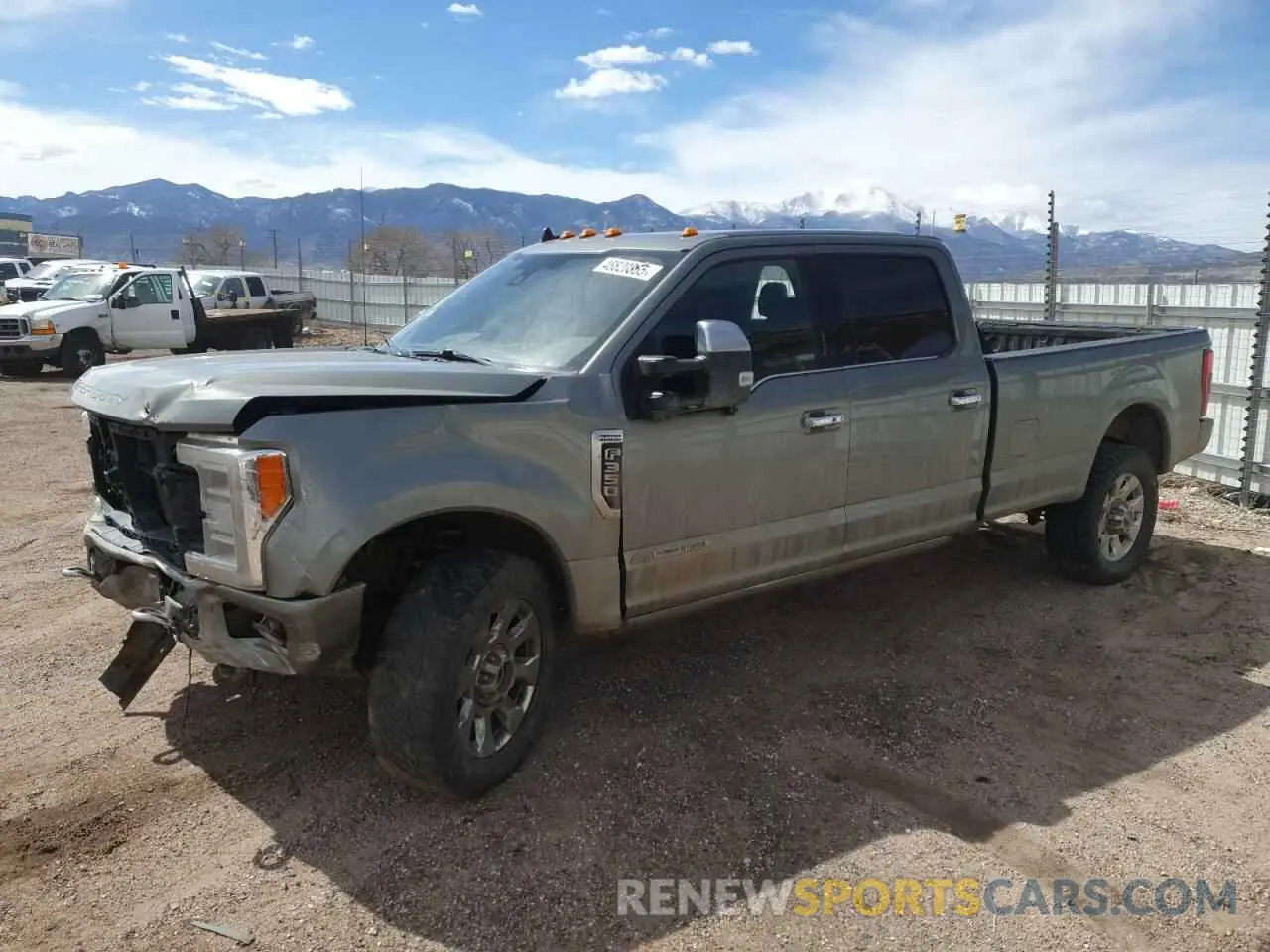 1 Photograph of a damaged car 1FT8W3BT0KEE83554 FORD F350 2019