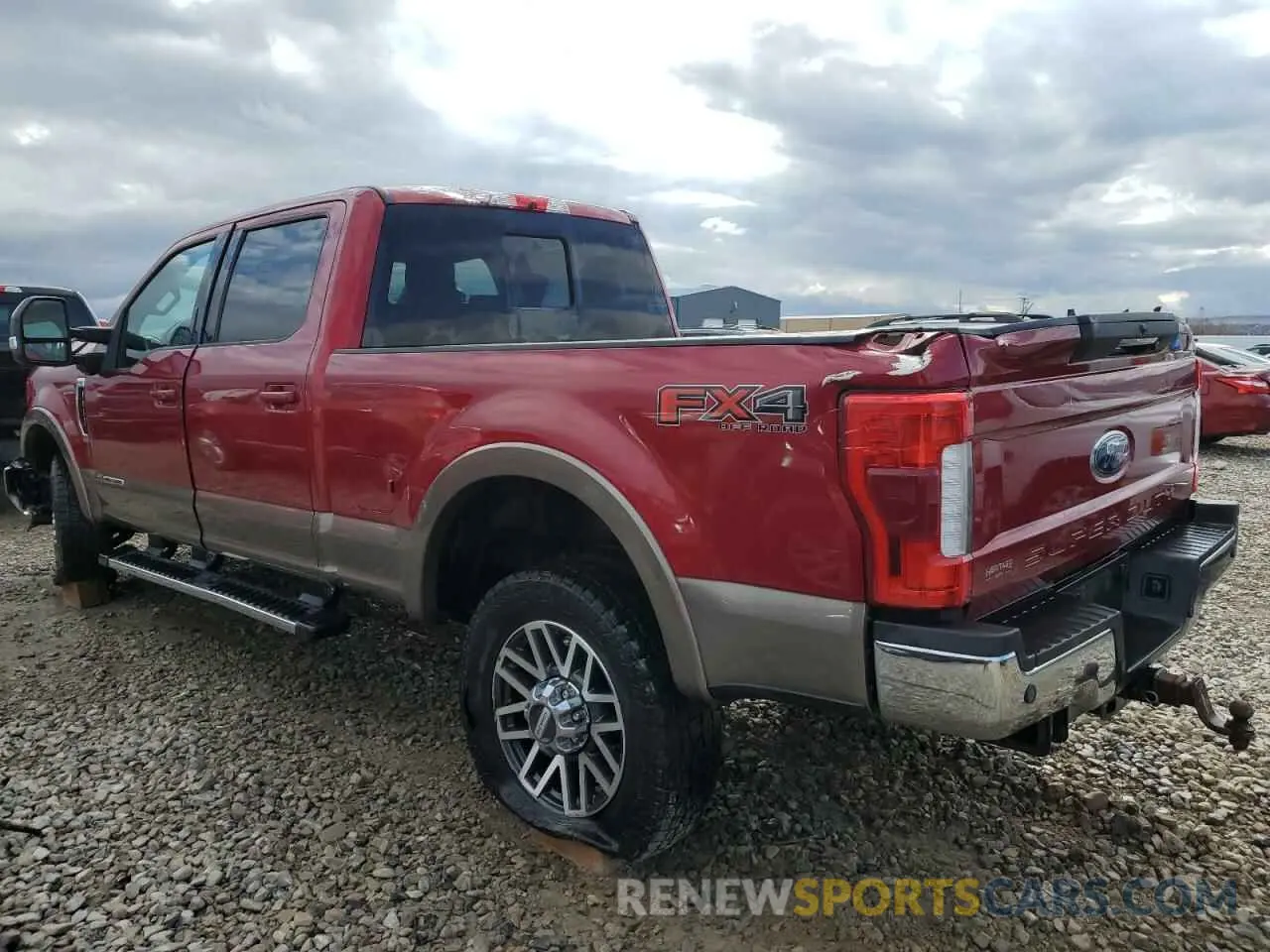 2 Photograph of a damaged car 1FT8W3BT2KEF40305 FORD F350 2019