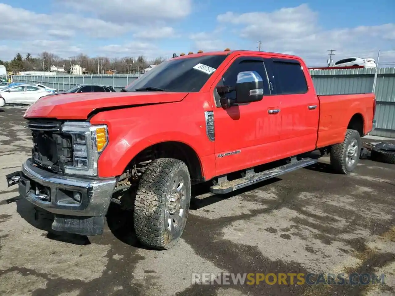 1 Photograph of a damaged car 1FT8W3BT6KEF10112 FORD F350 2019