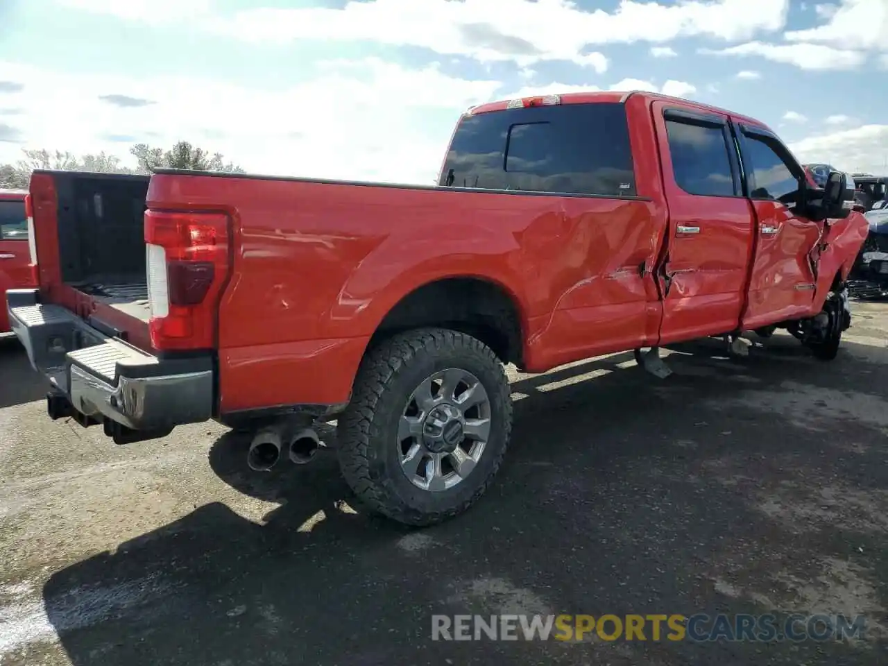 3 Photograph of a damaged car 1FT8W3BT6KEF10112 FORD F350 2019