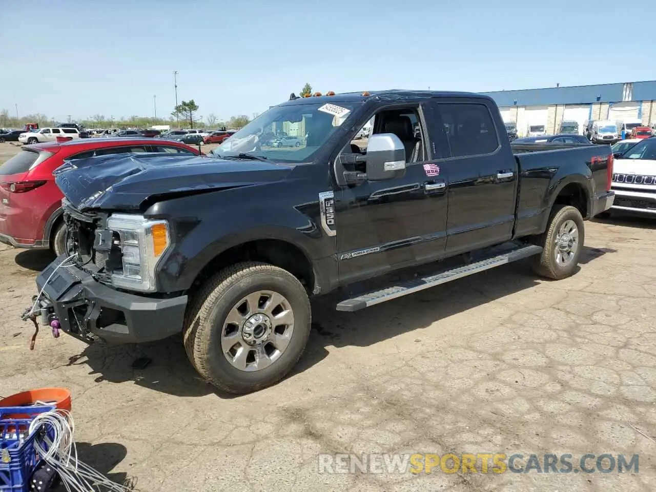 1 Photograph of a damaged car 1FT8W3BT7KEE39924 FORD F350 2019