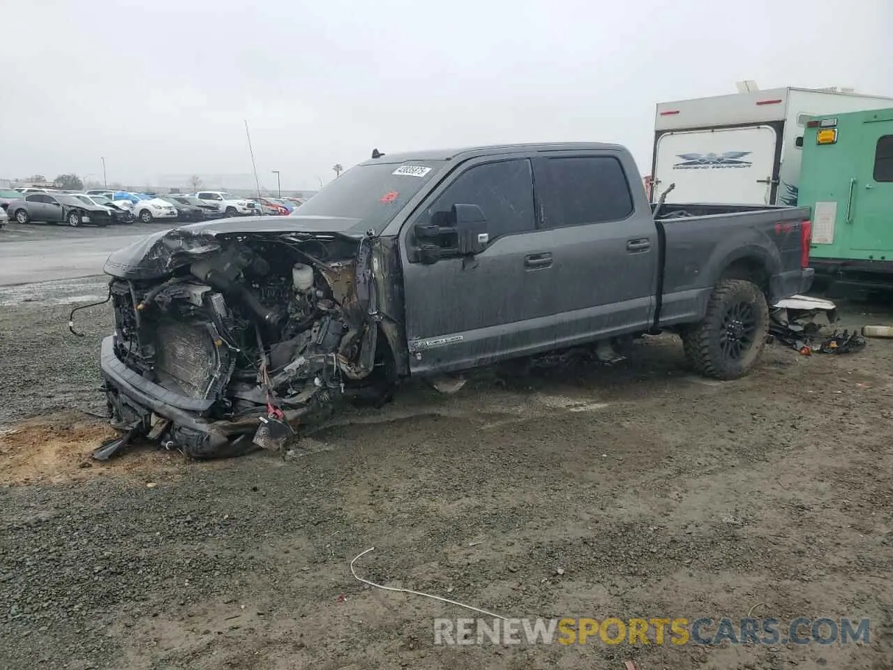 1 Photograph of a damaged car 1FT8W3BT9KEE41416 FORD F350 2019