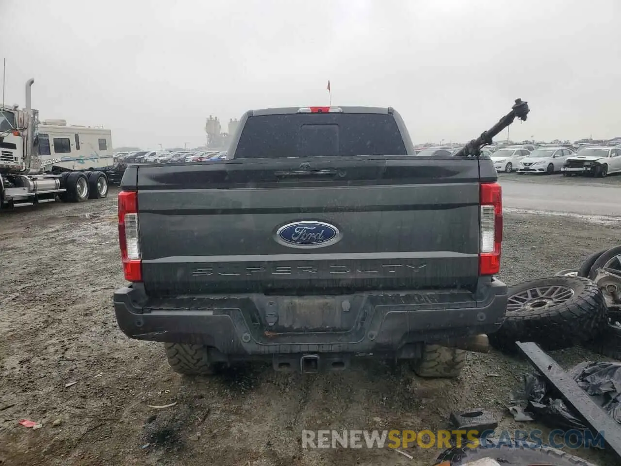 6 Photograph of a damaged car 1FT8W3BT9KEE41416 FORD F350 2019