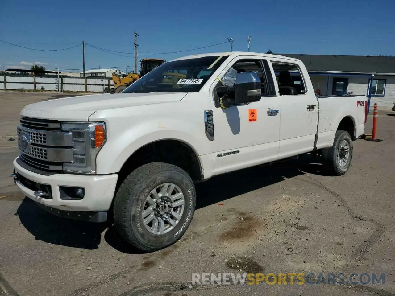 1 Photograph of a damaged car 1FT8W3BTXKEF62424 FORD F350 2019