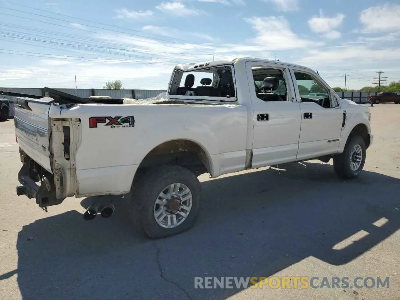 3 Photograph of a damaged car 1FT8W3BTXKEF62424 FORD F350 2019