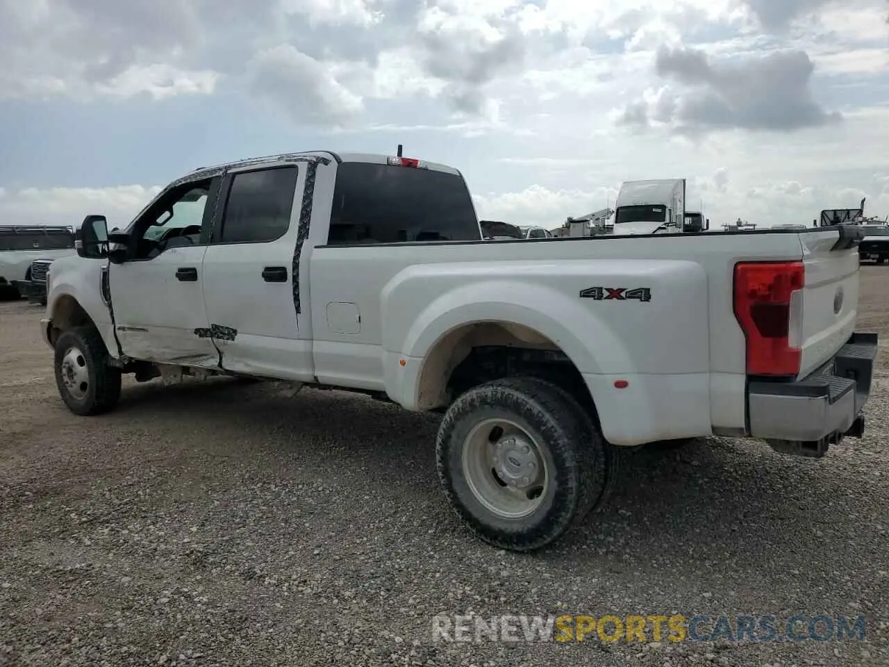 2 Photograph of a damaged car 1FT8W3DT1KEE82149 FORD F350 2019