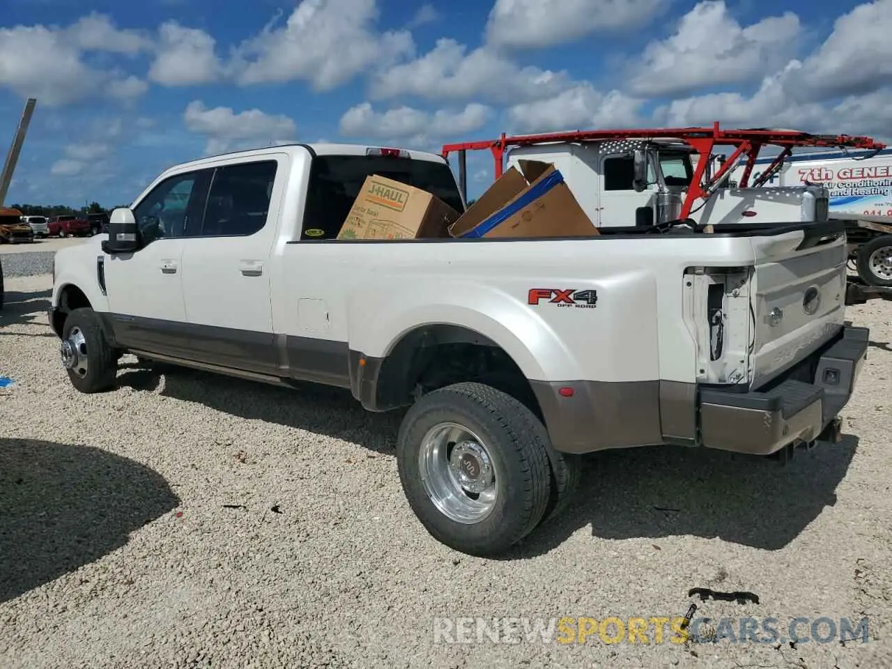 2 Photograph of a damaged car 1FT8W3DT9KEC28477 FORD F350 2019