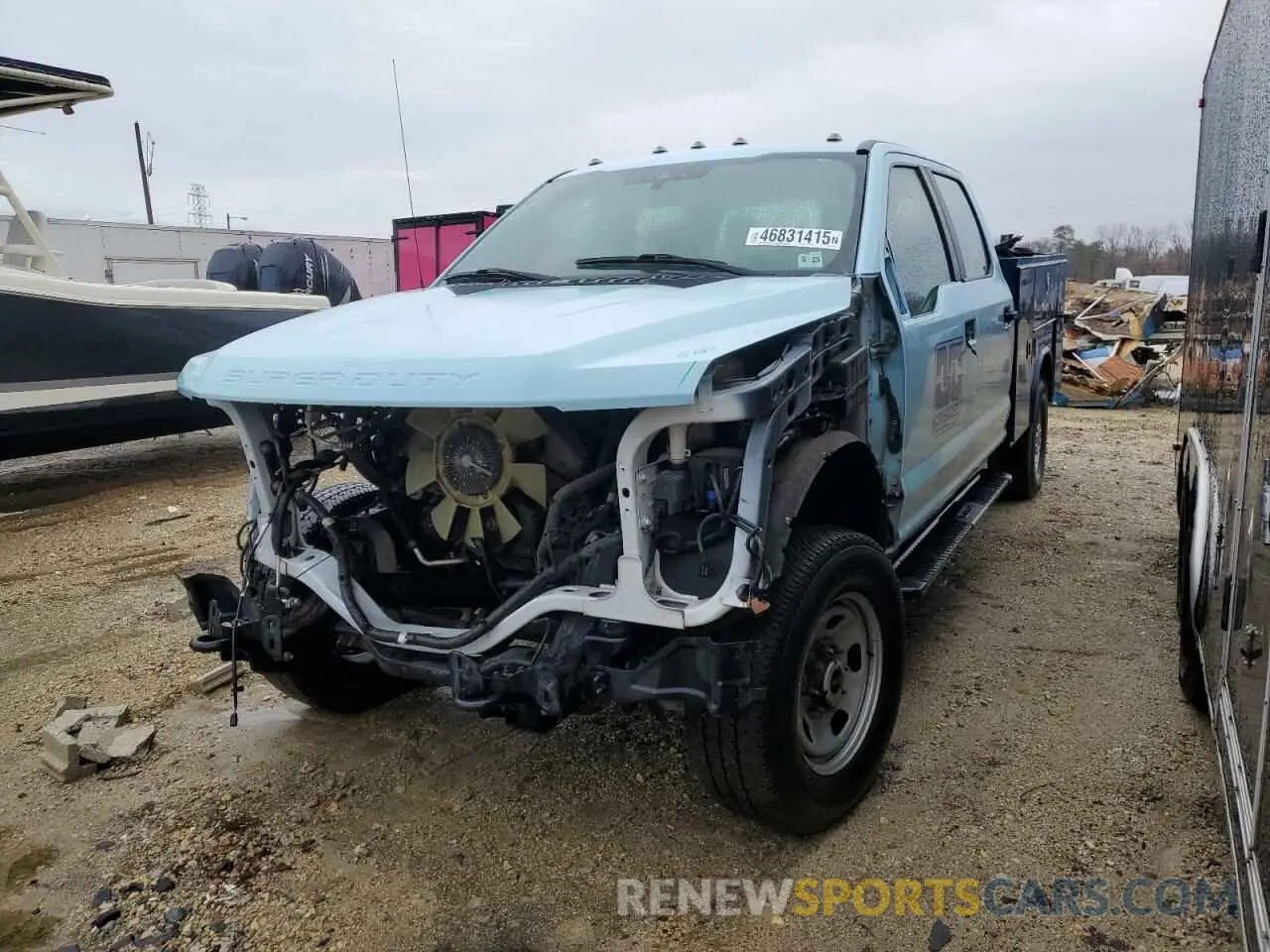 1 Photograph of a damaged car 1FD7W3B66LEC14106 FORD F350 2020
