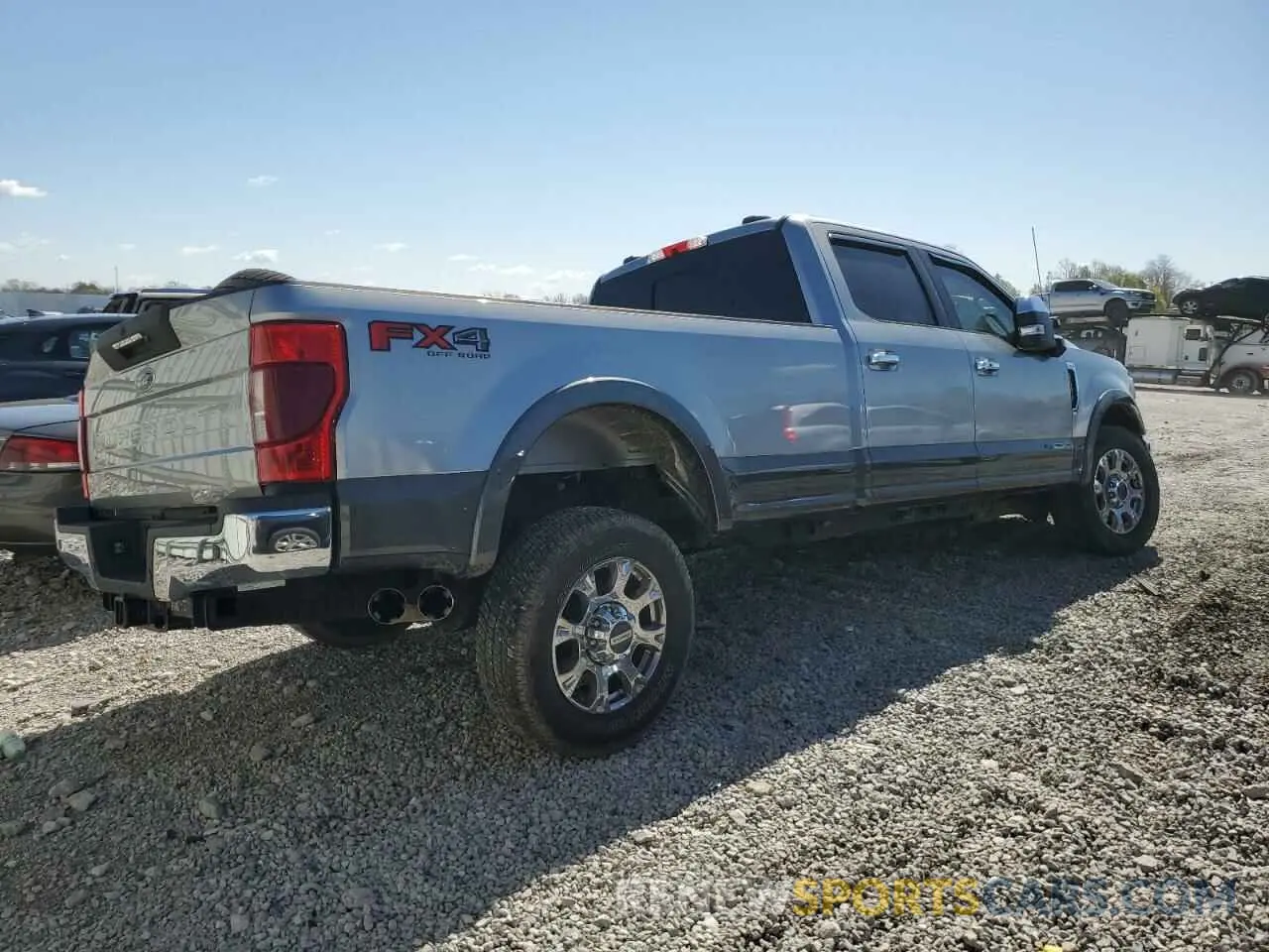 3 Photograph of a damaged car 1FT8W3BT3LEC60264 FORD F350 2020