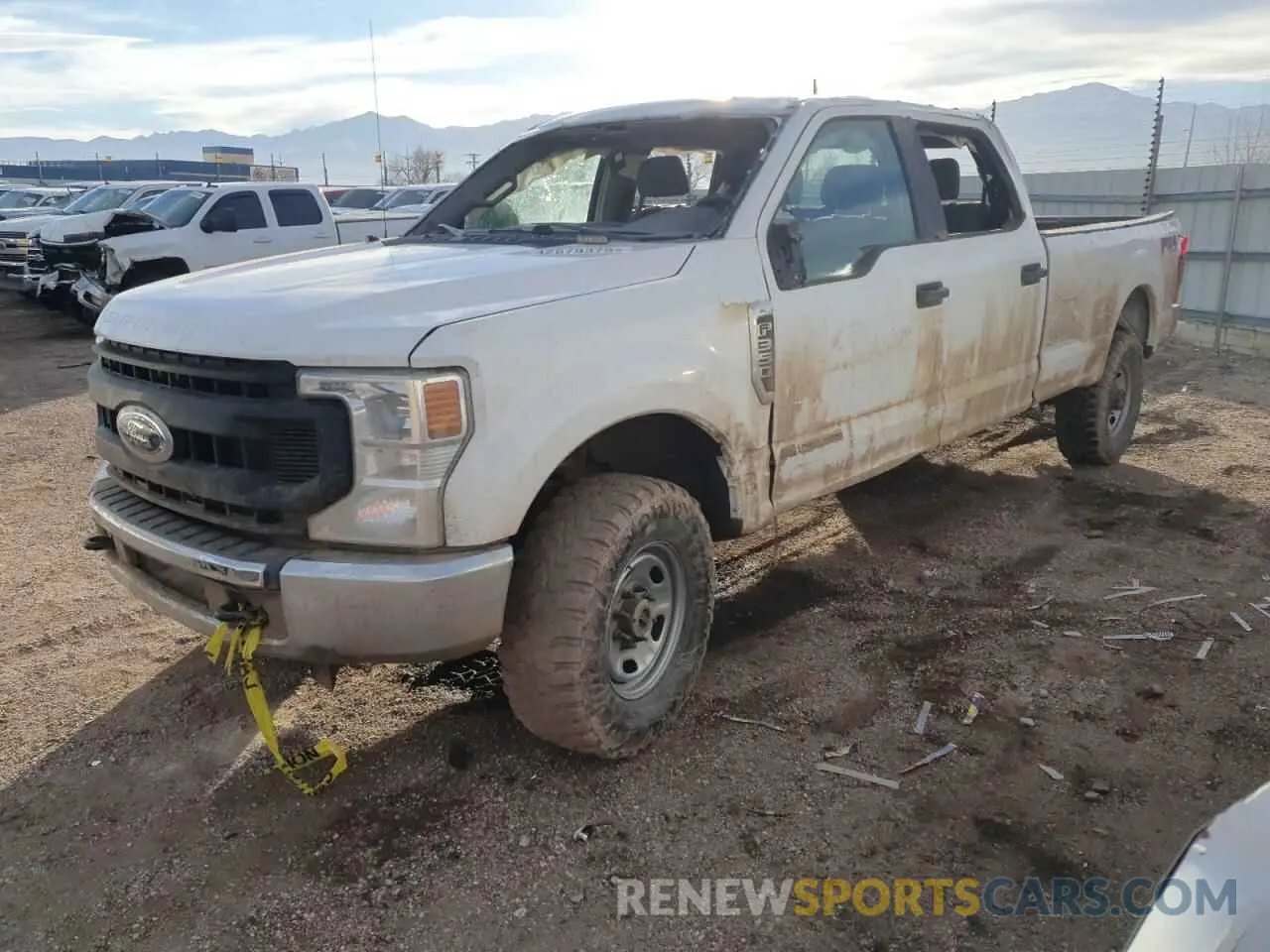 1 Photograph of a damaged car 1FT8W3BT4LEC74741 FORD F350 2020