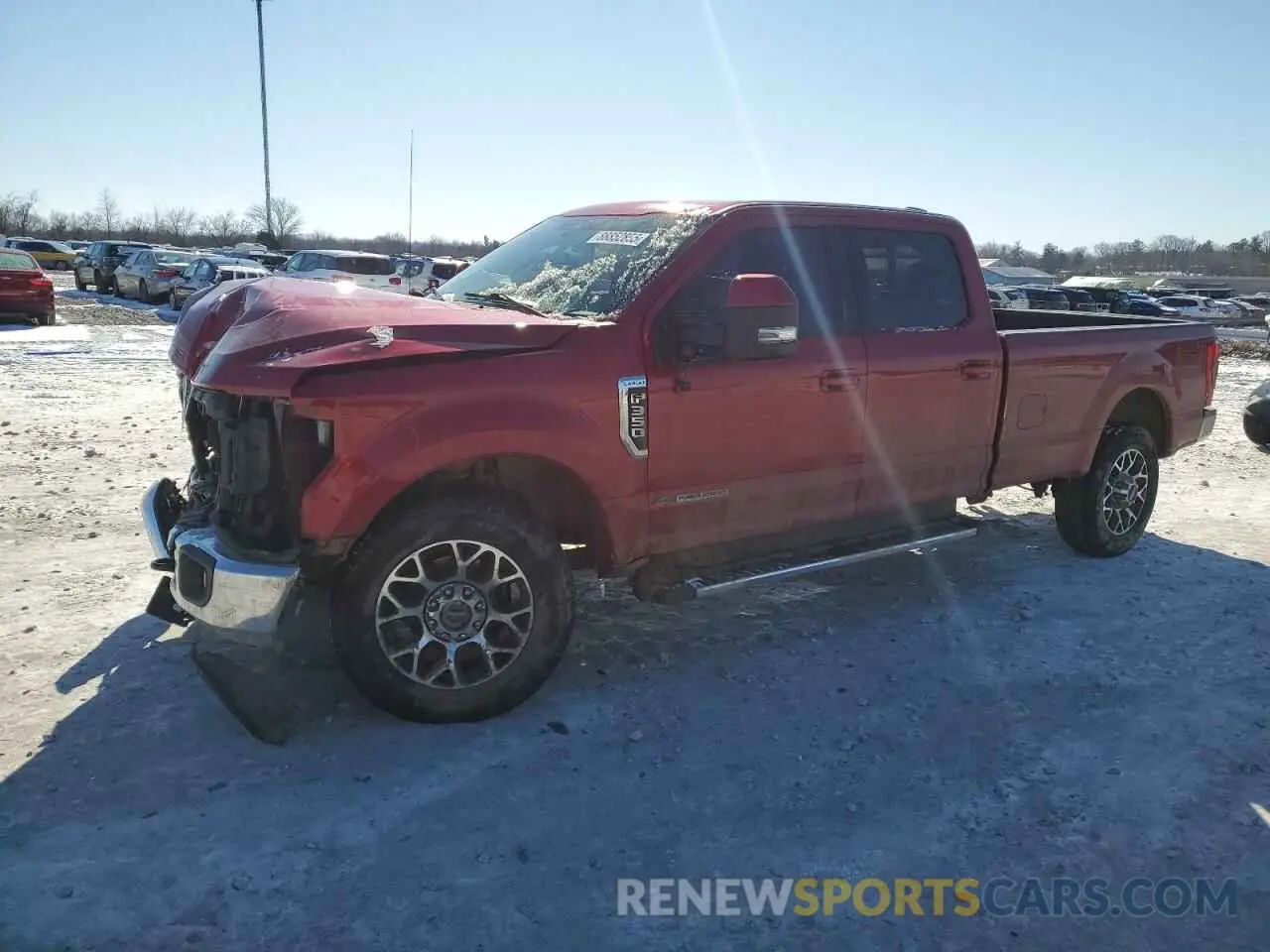 1 Photograph of a damaged car 1FT8W3BT5LED29889 FORD F350 2020
