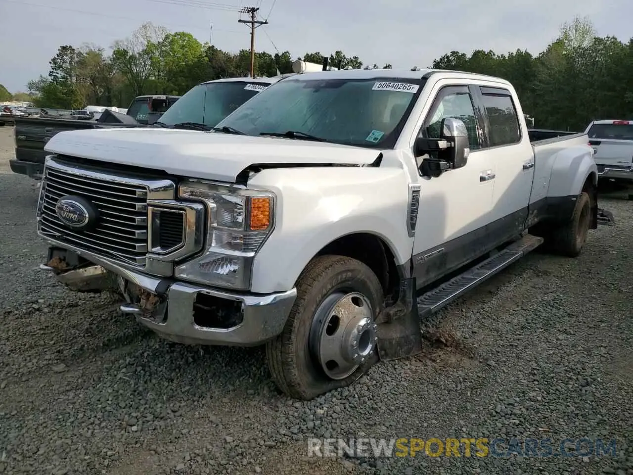 1 Photograph of a damaged car 1FT8W3DT7LEC09122 FORD F350 2020