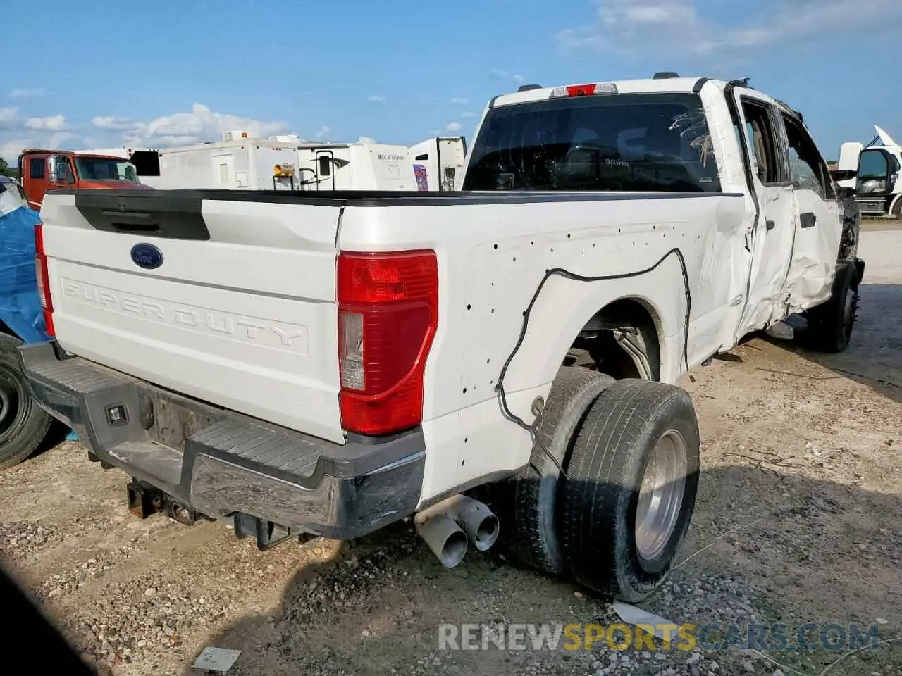3 Photograph of a damaged car 1FT8W3DTXLEE25949 FORD F350 2020