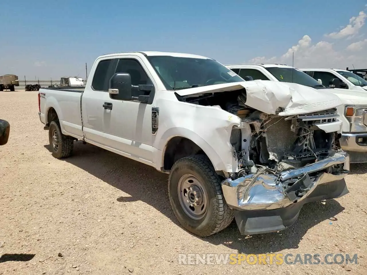 4 Photograph of a damaged car 1FD8X3B63MED00301 FORD F350 2021
