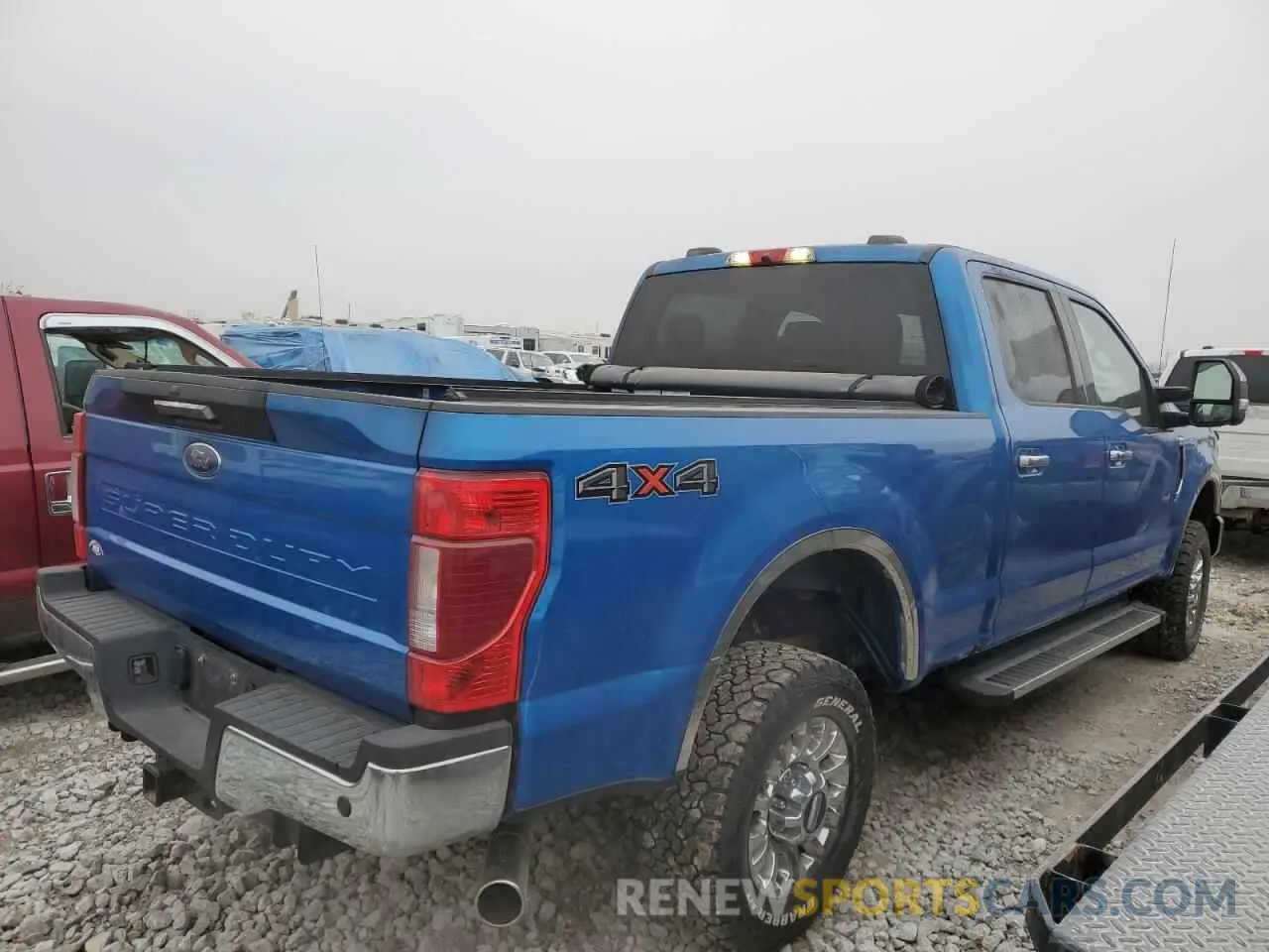 3 Photograph of a damaged car 1FT8W3BN7MEC21230 FORD F350 2021