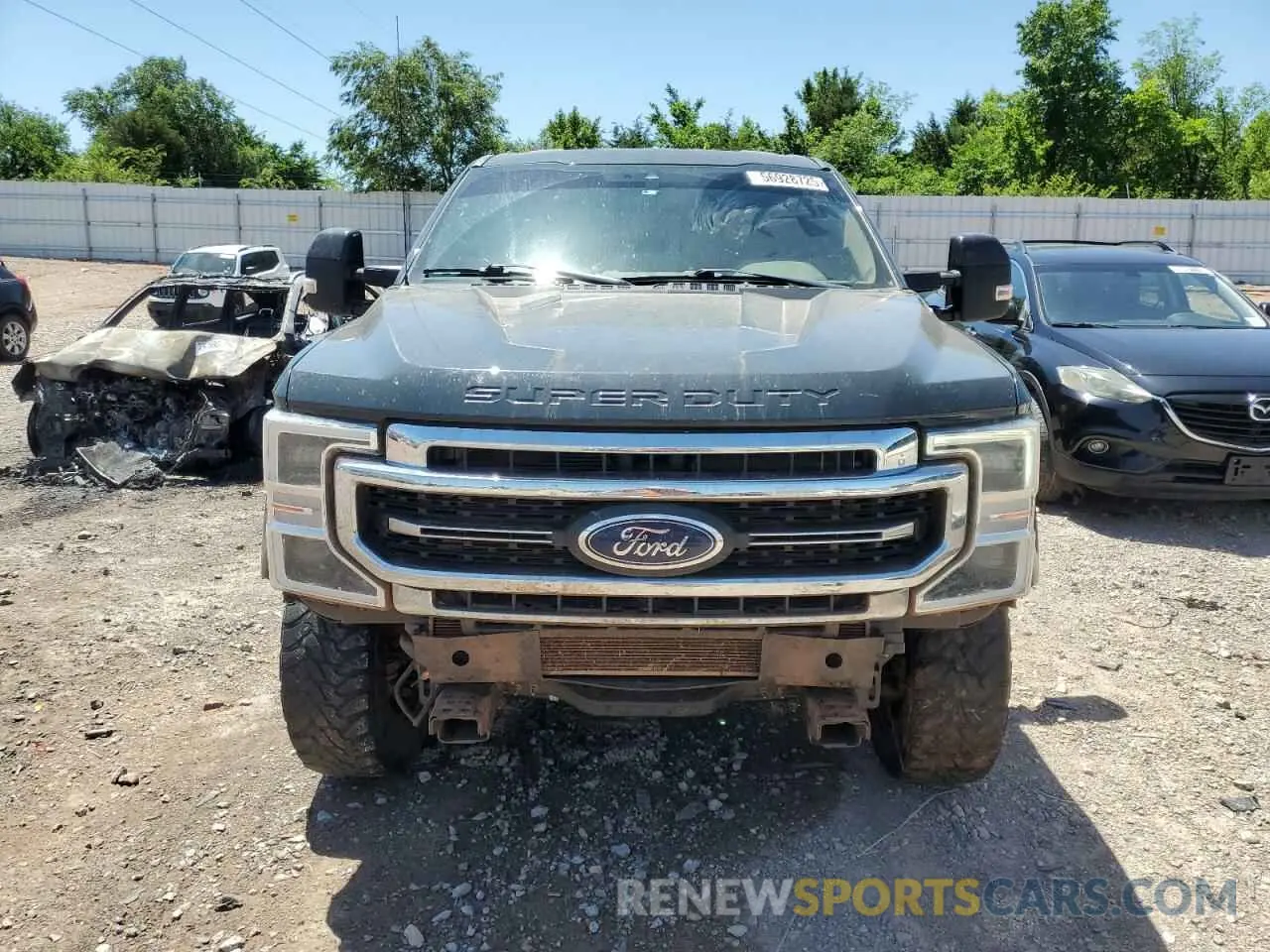5 Photograph of a damaged car 1FT8W3BT1MEC69708 FORD F350 2021