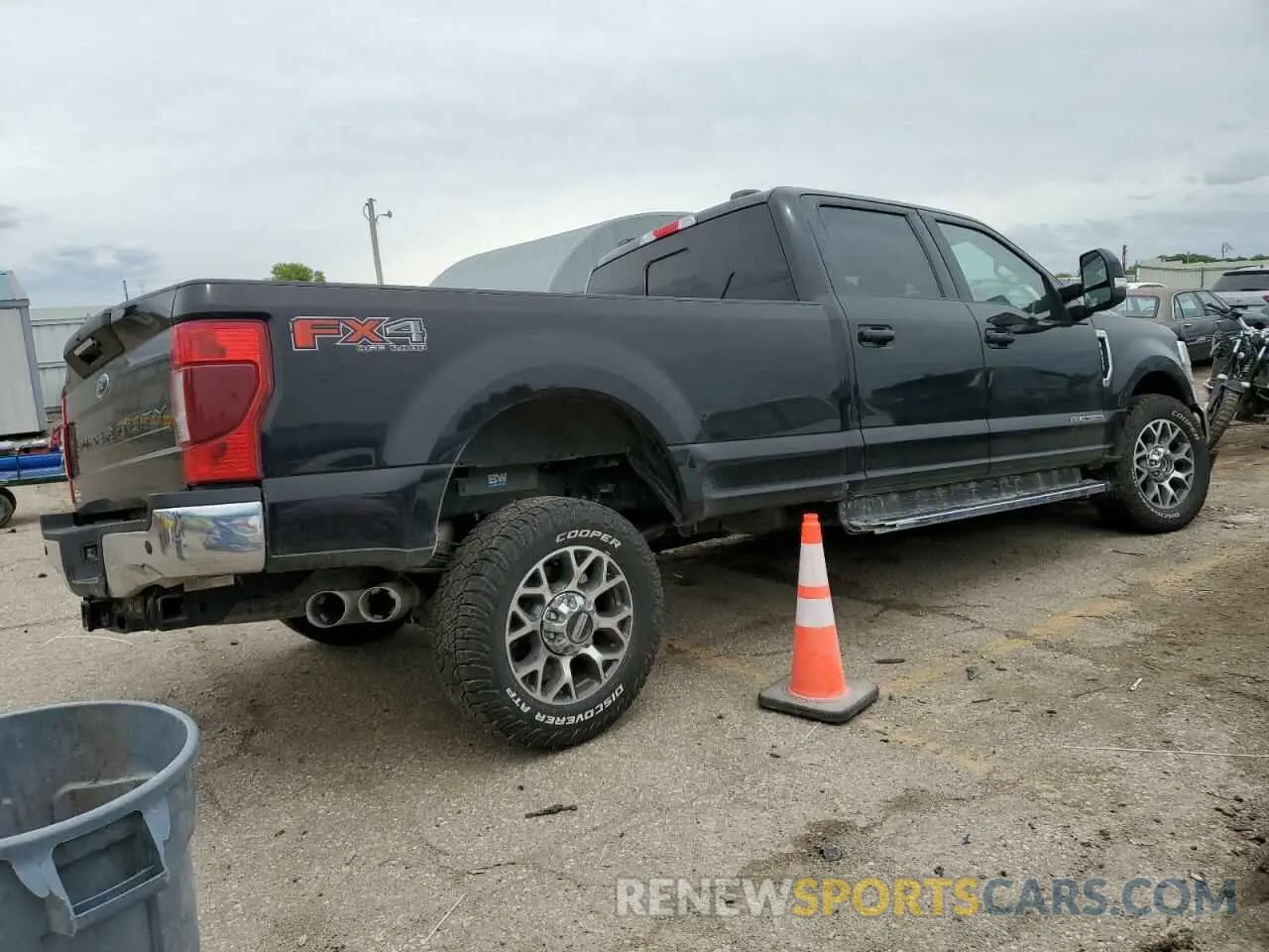 3 Photograph of a damaged car 1FT8W3BT7MED70199 FORD F350 2021