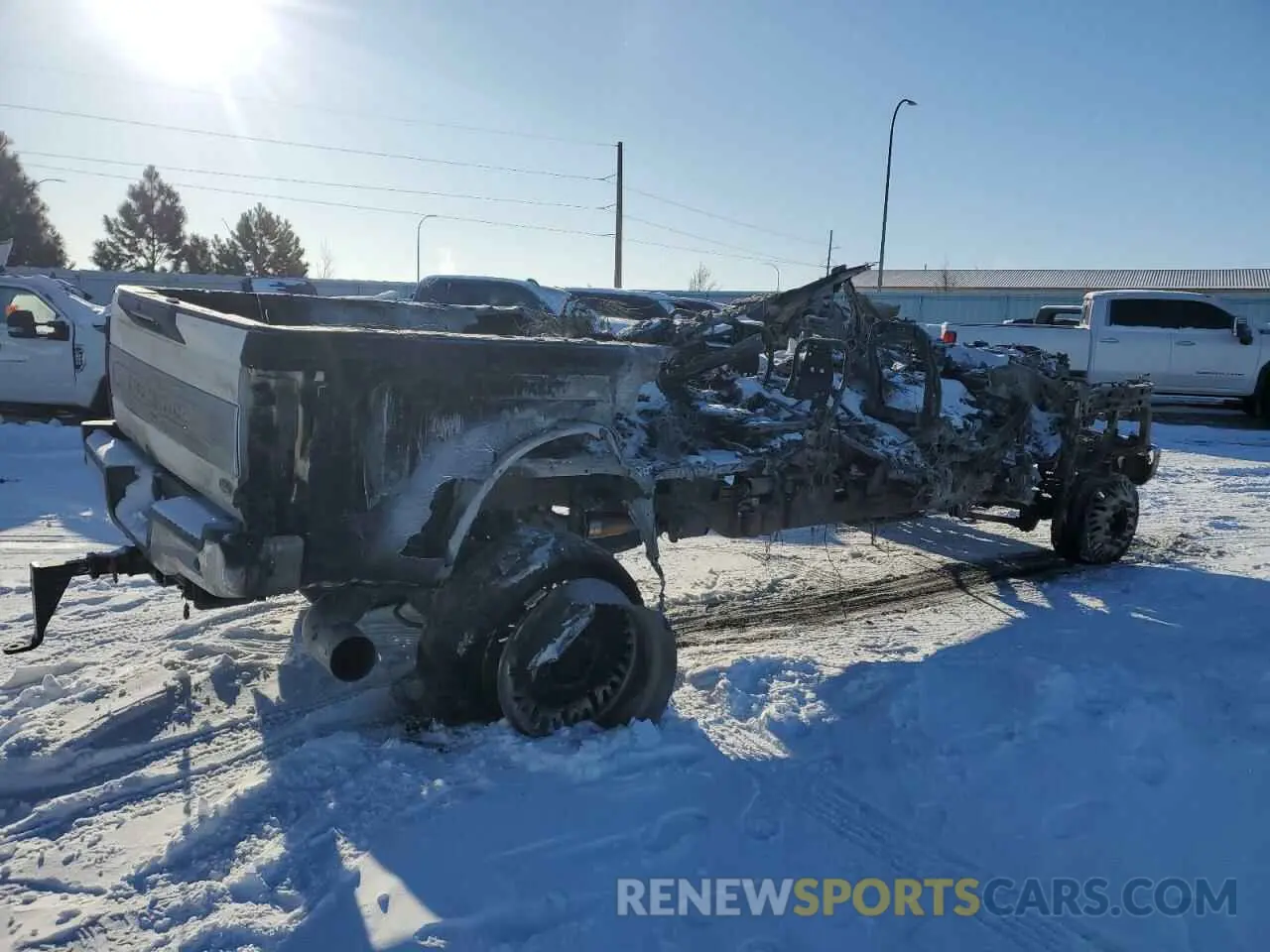 3 Photograph of a damaged car 1FT8W3DT9MEC58873 FORD F350 2021