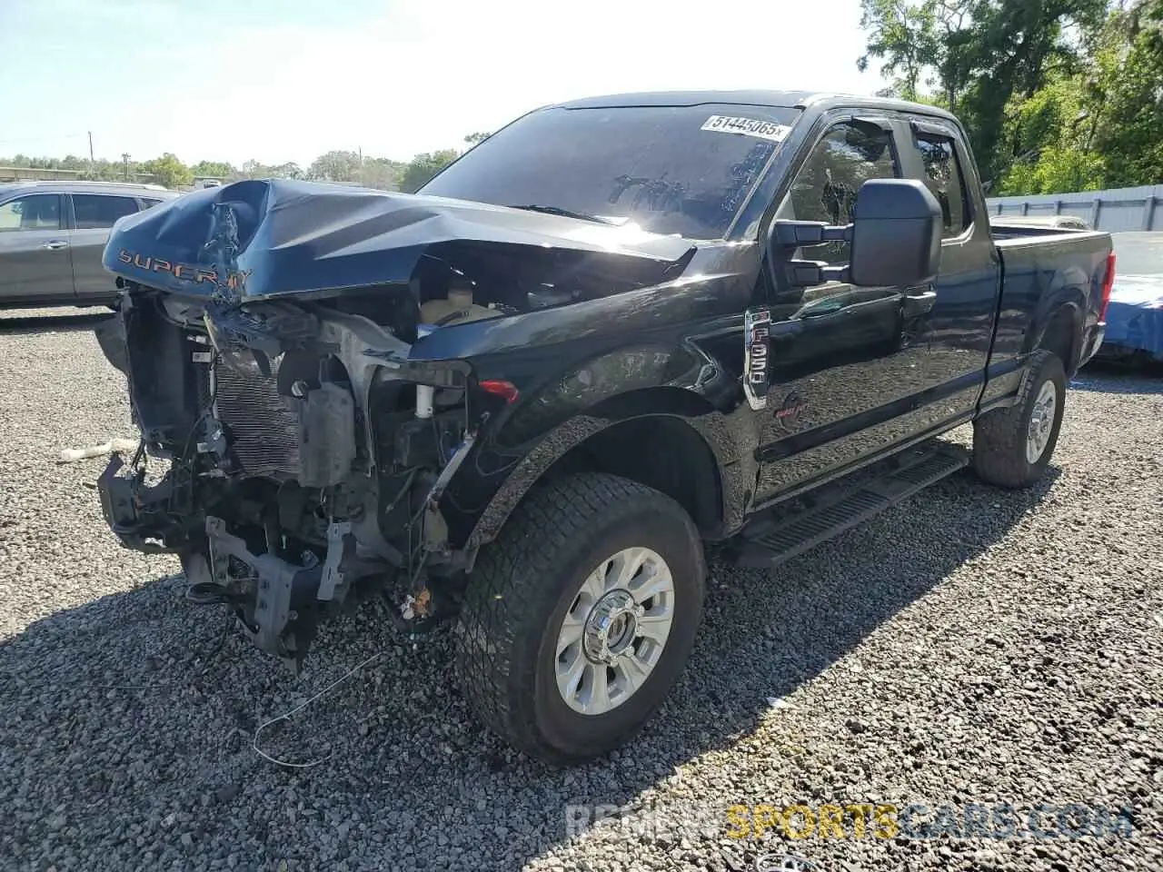 1 Photograph of a damaged car 1FT8X3B69MEE12654 FORD F350 2021