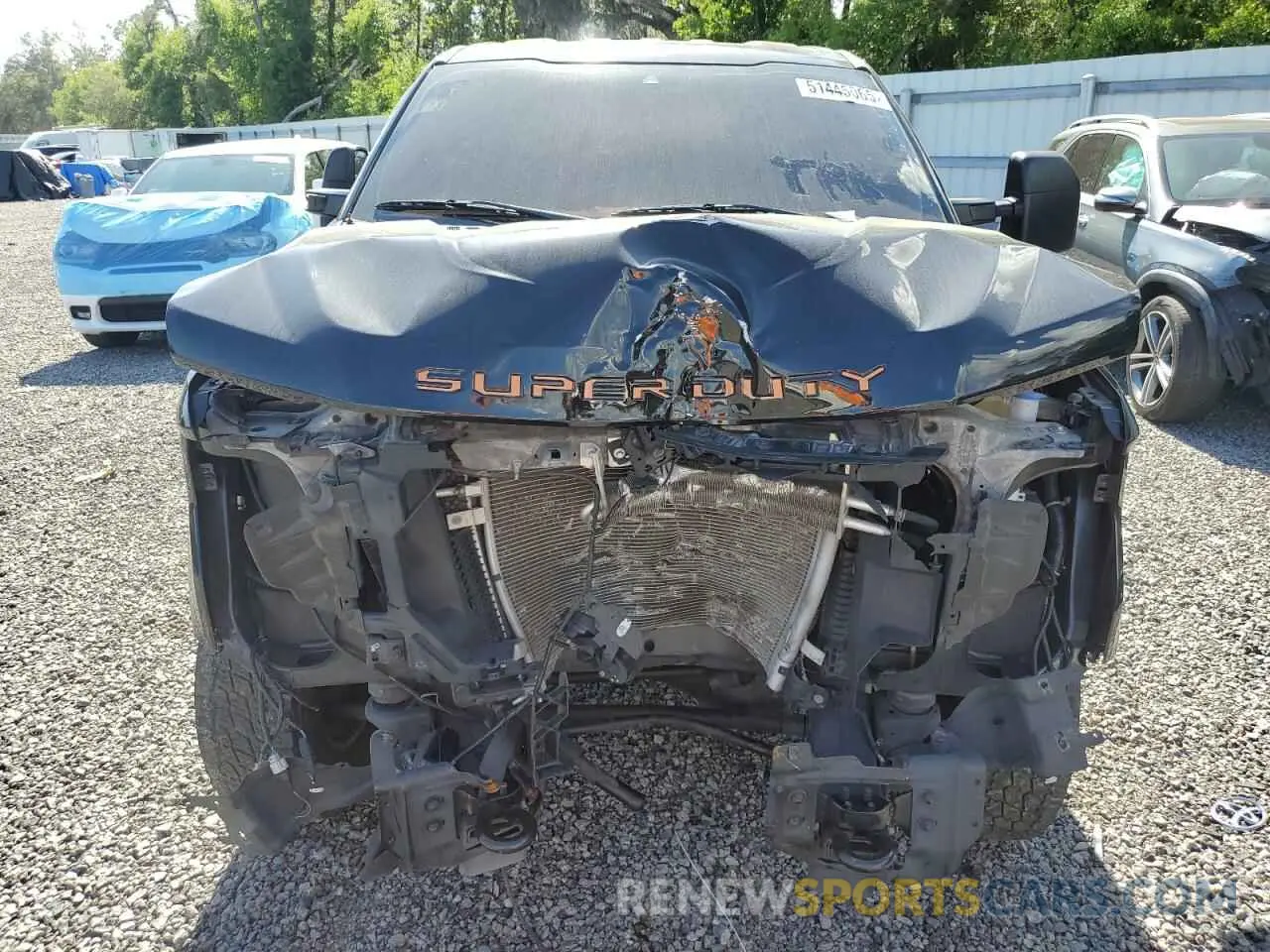 5 Photograph of a damaged car 1FT8X3B69MEE12654 FORD F350 2021