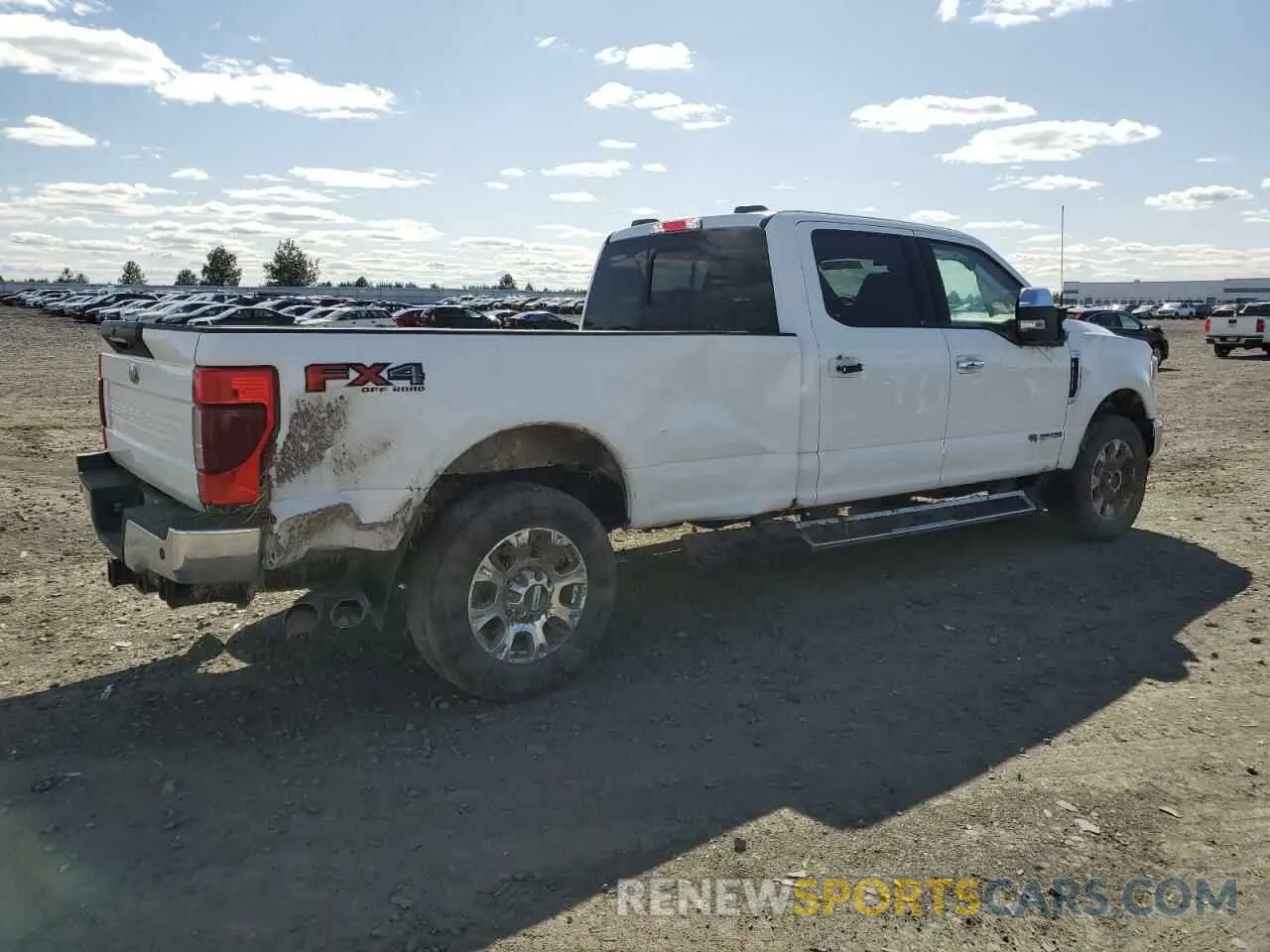3 Photograph of a damaged car 1FT8W3BT3NEF05101 FORD F350 2022
