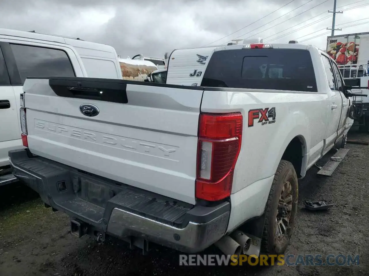 3 Photograph of a damaged car 1FT8W3BT4NED76141 FORD F350 2022