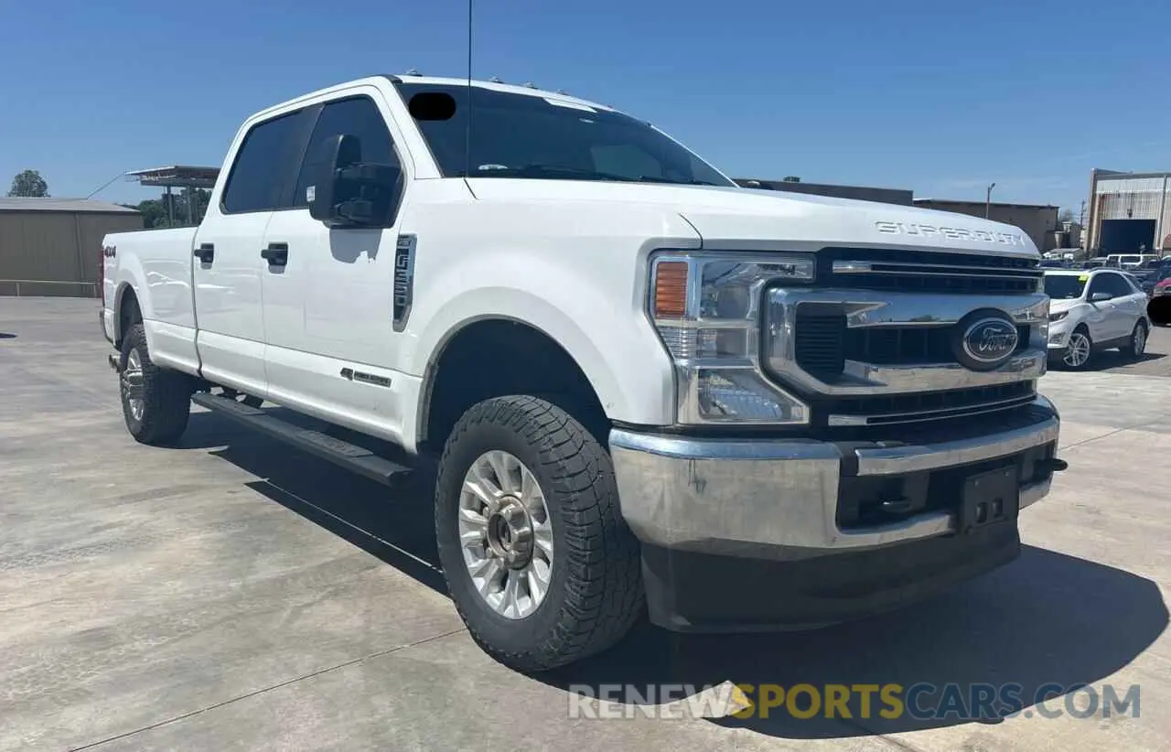 1 Photograph of a damaged car 1FT8W3BT7NEC73201 FORD F350 2022