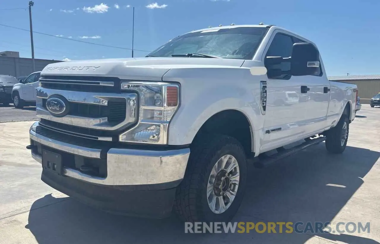 2 Photograph of a damaged car 1FT8W3BT7NEC73201 FORD F350 2022