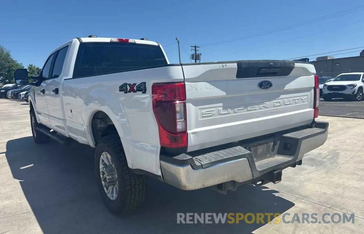 3 Photograph of a damaged car 1FT8W3BT7NEC73201 FORD F350 2022